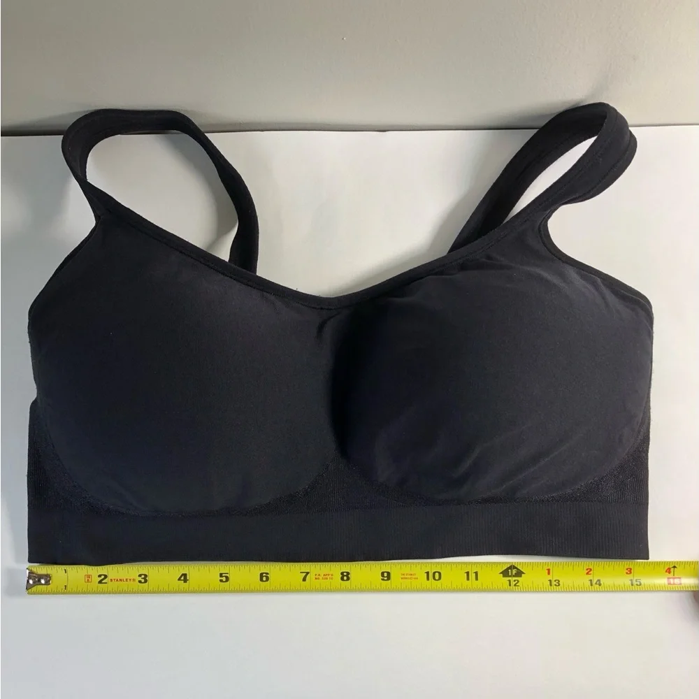 Black Padded Comfort Bra - Picture 6 of 7